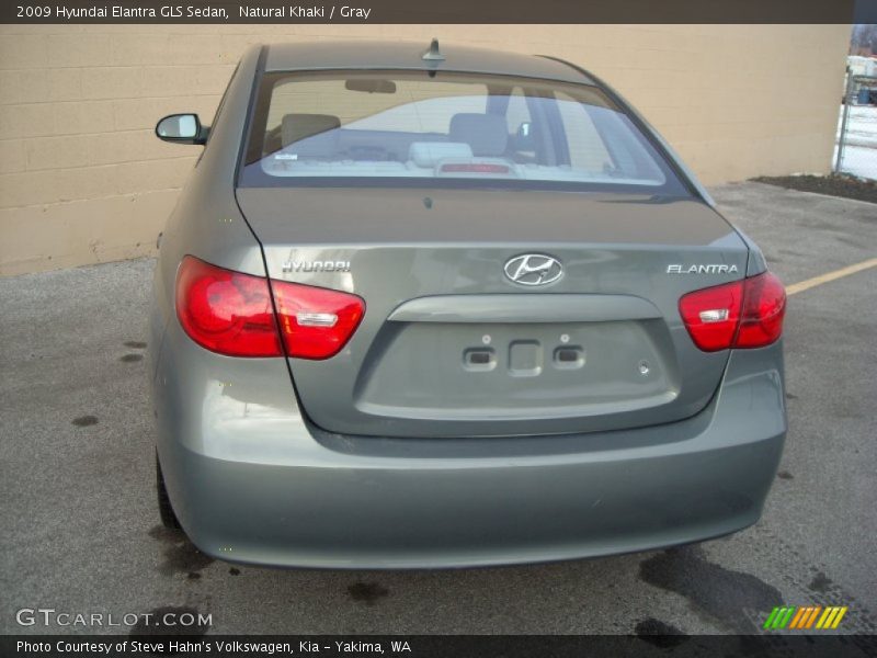 Natural Khaki / Gray 2009 Hyundai Elantra GLS Sedan