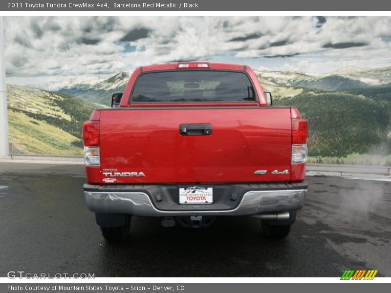 Barcelona Red Metallic / Black 2013 Toyota Tundra CrewMax 4x4