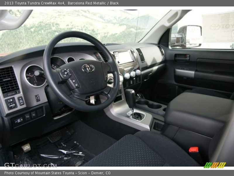 Barcelona Red Metallic / Black 2013 Toyota Tundra CrewMax 4x4