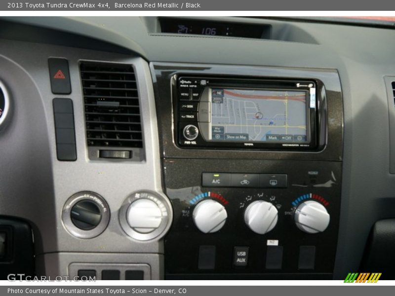 Barcelona Red Metallic / Black 2013 Toyota Tundra CrewMax 4x4