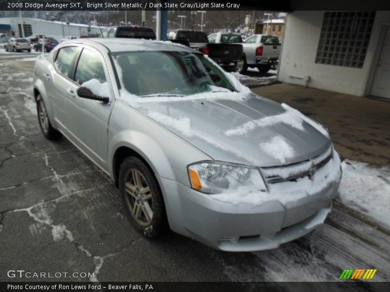 Bright Silver Metallic / Dark Slate Gray/Light Slate Gray 2008 Dodge Avenger SXT