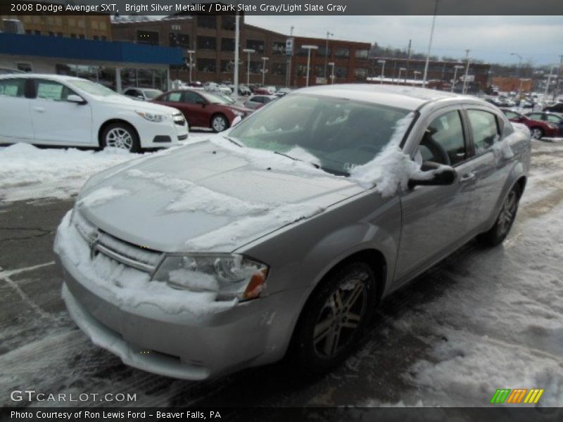 Bright Silver Metallic / Dark Slate Gray/Light Slate Gray 2008 Dodge Avenger SXT