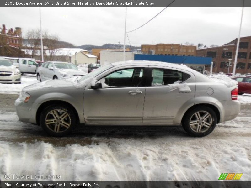 Bright Silver Metallic / Dark Slate Gray/Light Slate Gray 2008 Dodge Avenger SXT
