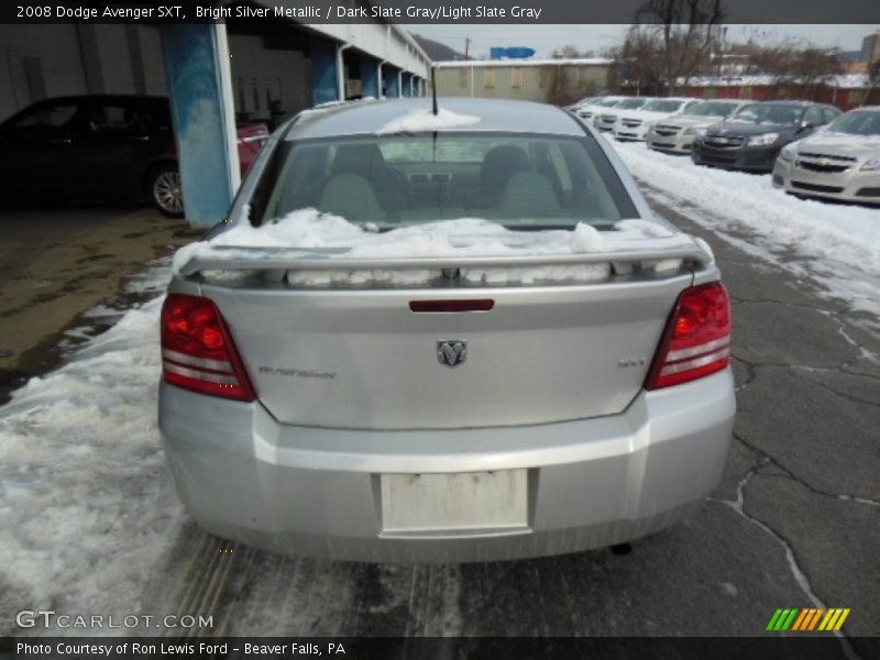 Bright Silver Metallic / Dark Slate Gray/Light Slate Gray 2008 Dodge Avenger SXT