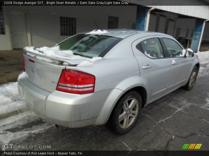 Bright Silver Metallic / Dark Slate Gray/Light Slate Gray 2008 Dodge Avenger SXT