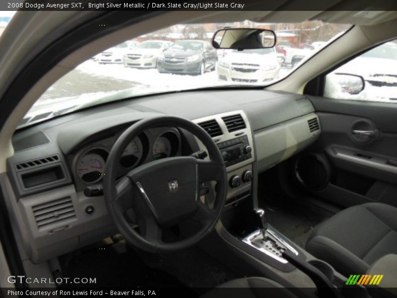 Bright Silver Metallic / Dark Slate Gray/Light Slate Gray 2008 Dodge Avenger SXT