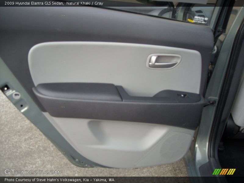 Natural Khaki / Gray 2009 Hyundai Elantra GLS Sedan