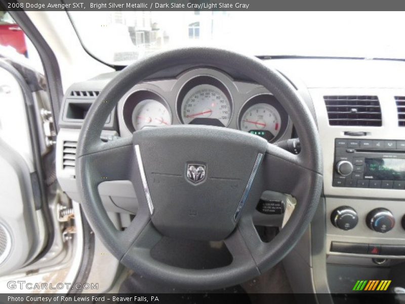 Bright Silver Metallic / Dark Slate Gray/Light Slate Gray 2008 Dodge Avenger SXT