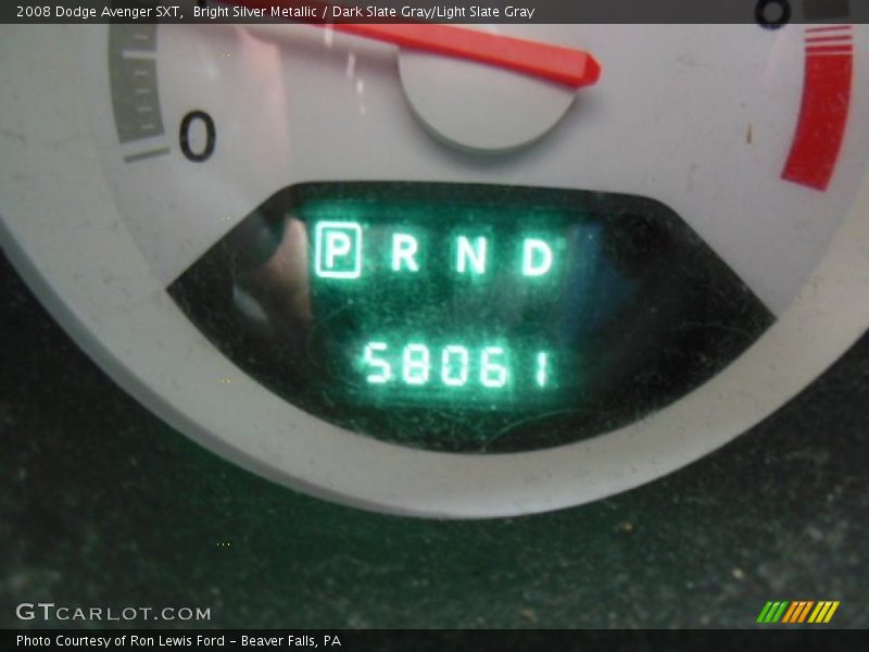 Bright Silver Metallic / Dark Slate Gray/Light Slate Gray 2008 Dodge Avenger SXT