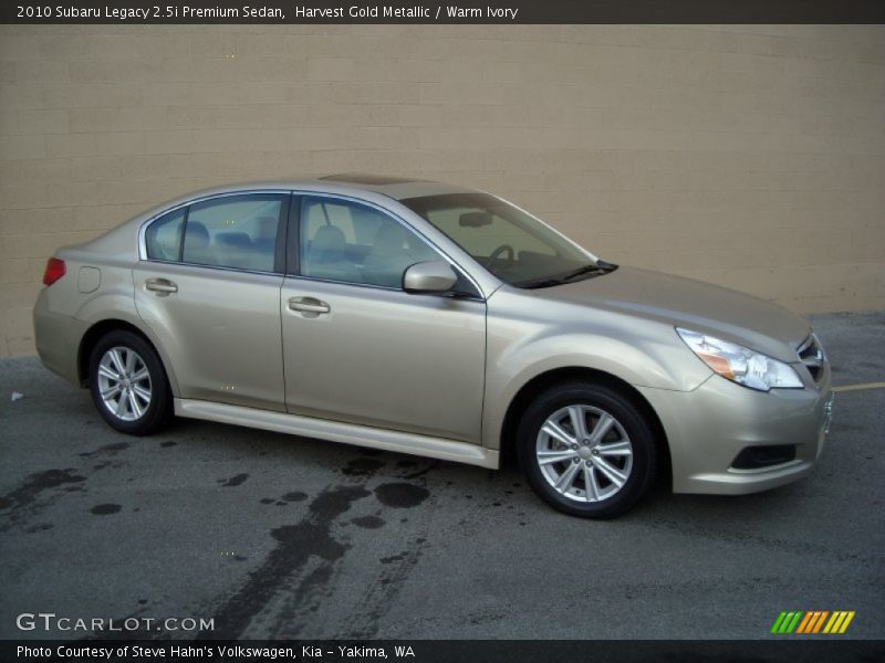 Harvest Gold Metallic / Warm Ivory 2010 Subaru Legacy 2.5i Premium Sedan