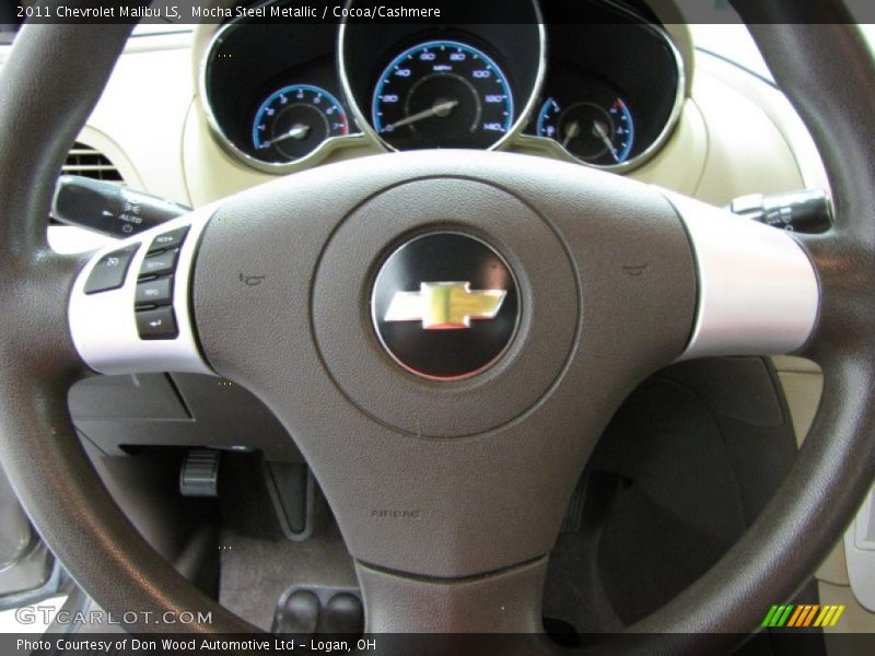 Mocha Steel Metallic / Cocoa/Cashmere 2011 Chevrolet Malibu LS