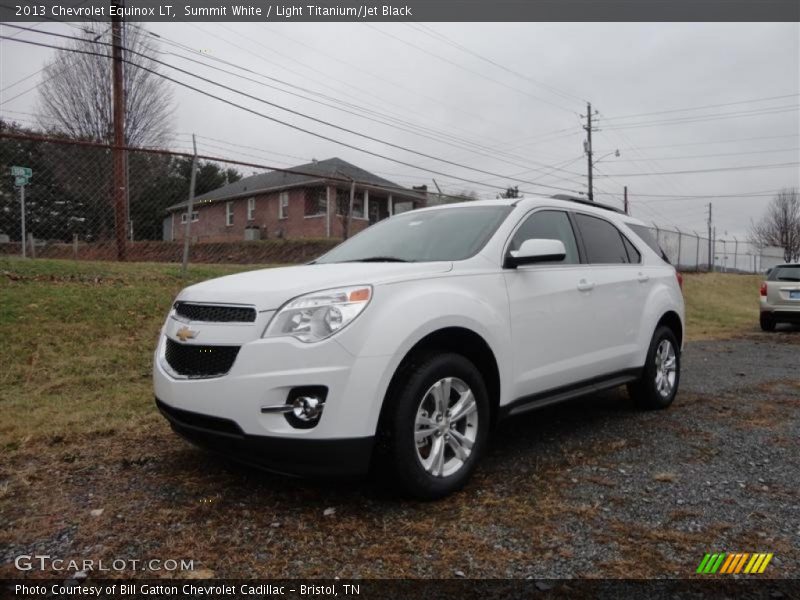 Summit White / Light Titanium/Jet Black 2013 Chevrolet Equinox LT