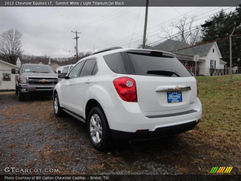 Summit White / Light Titanium/Jet Black 2013 Chevrolet Equinox LT