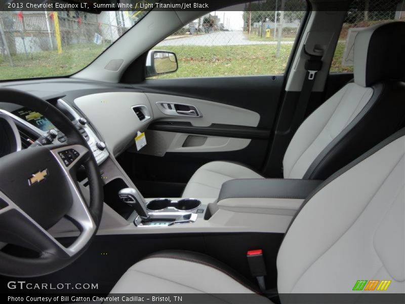 Summit White / Light Titanium/Jet Black 2013 Chevrolet Equinox LT