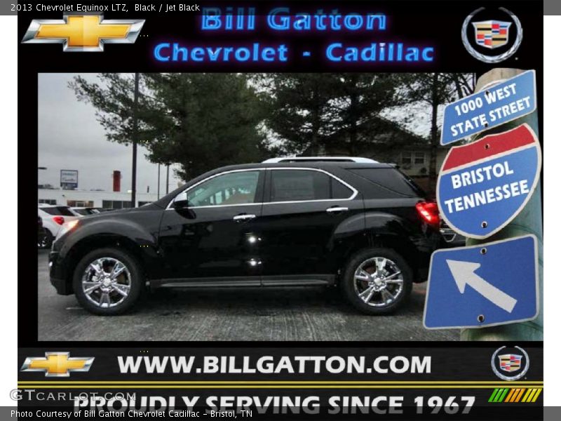Black / Jet Black 2013 Chevrolet Equinox LTZ