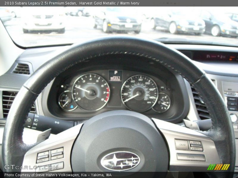 Harvest Gold Metallic / Warm Ivory 2010 Subaru Legacy 2.5i Premium Sedan