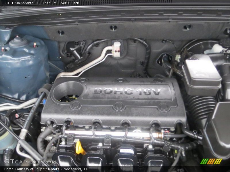 Titanium Silver / Black 2011 Kia Sorento EX