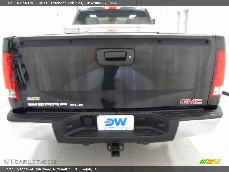 Onyx Black / Ebony 2009 GMC Sierra 1500 SLE Extended Cab 4x4