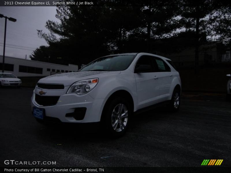 Summit White / Jet Black 2013 Chevrolet Equinox LS