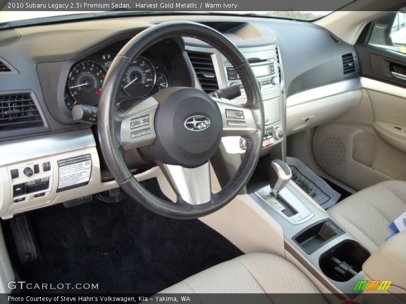 Warm Ivory Interior - 2010 Legacy 2.5i Premium Sedan 