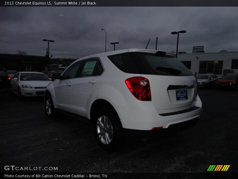 Summit White / Jet Black 2013 Chevrolet Equinox LS