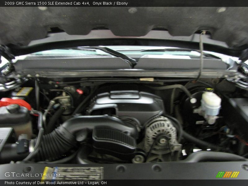 Onyx Black / Ebony 2009 GMC Sierra 1500 SLE Extended Cab 4x4