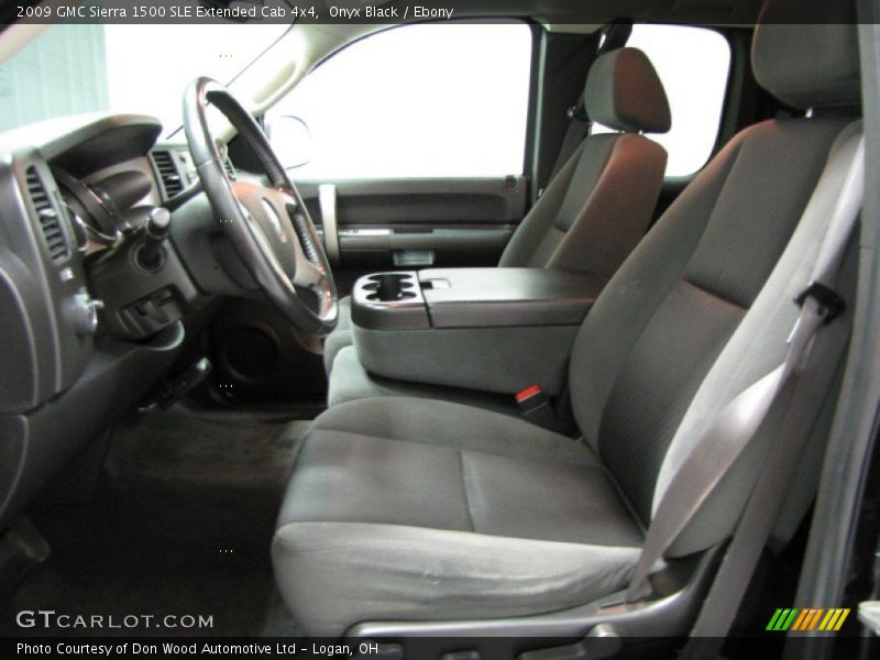 Onyx Black / Ebony 2009 GMC Sierra 1500 SLE Extended Cab 4x4