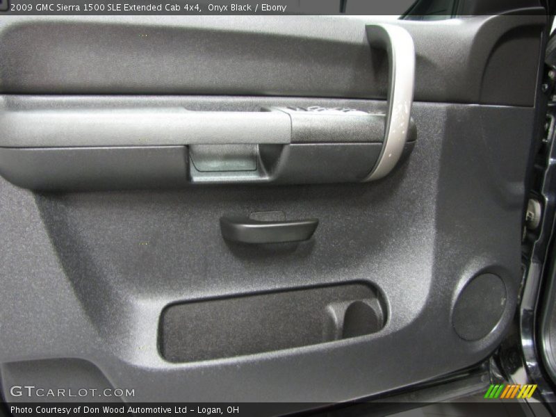 Onyx Black / Ebony 2009 GMC Sierra 1500 SLE Extended Cab 4x4