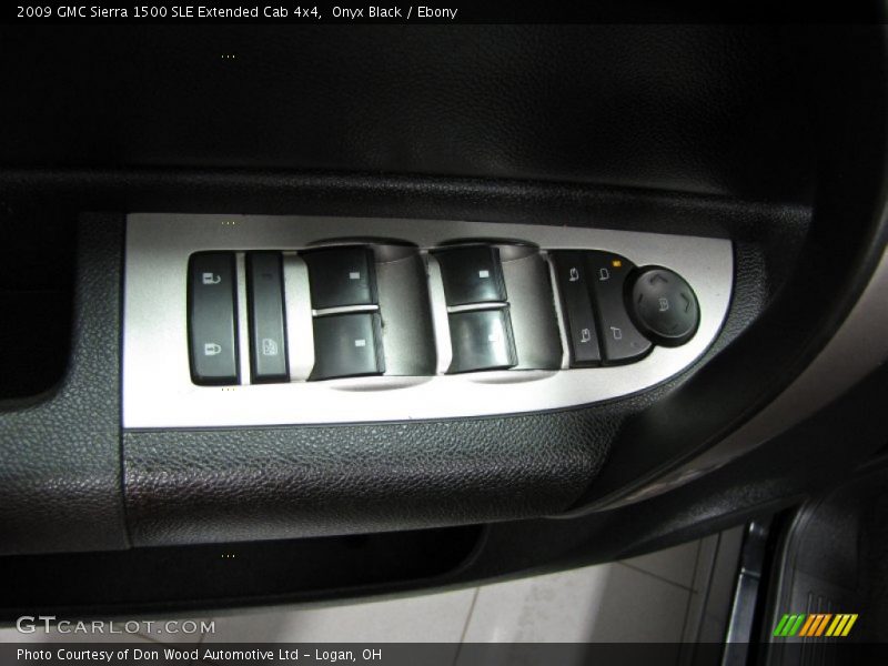 Onyx Black / Ebony 2009 GMC Sierra 1500 SLE Extended Cab 4x4