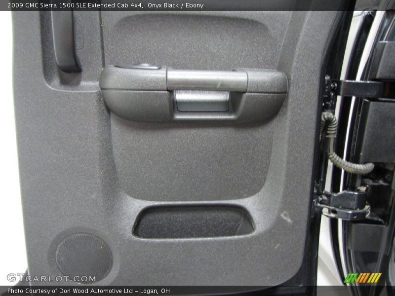 Onyx Black / Ebony 2009 GMC Sierra 1500 SLE Extended Cab 4x4