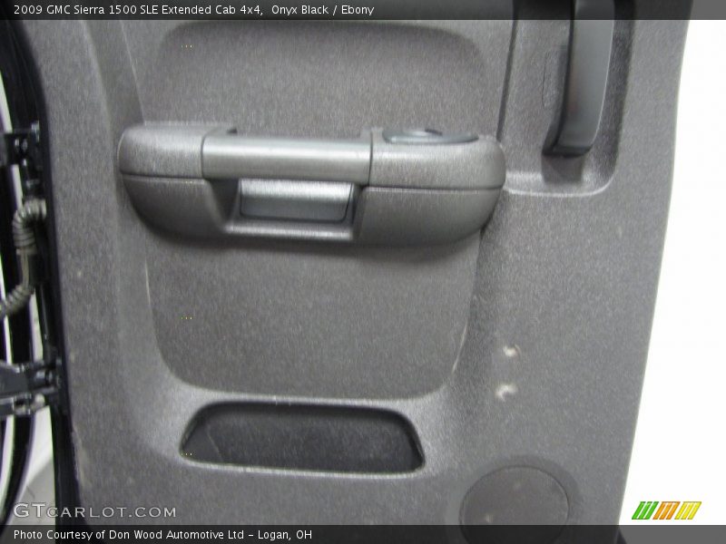 Onyx Black / Ebony 2009 GMC Sierra 1500 SLE Extended Cab 4x4