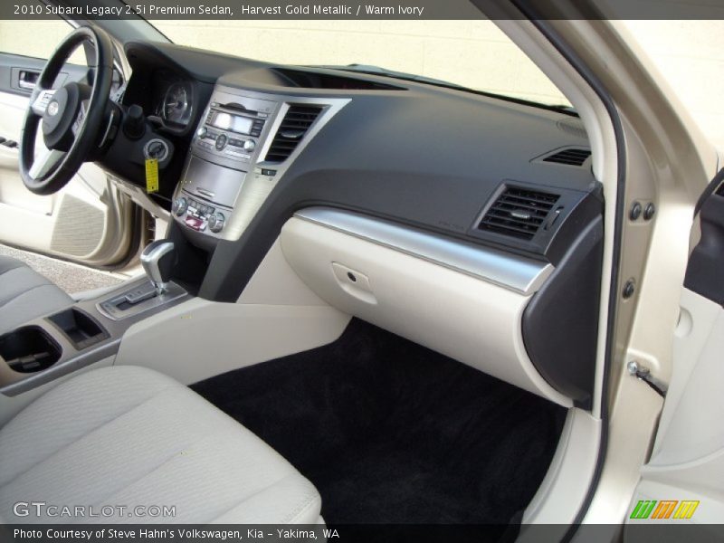 Harvest Gold Metallic / Warm Ivory 2010 Subaru Legacy 2.5i Premium Sedan