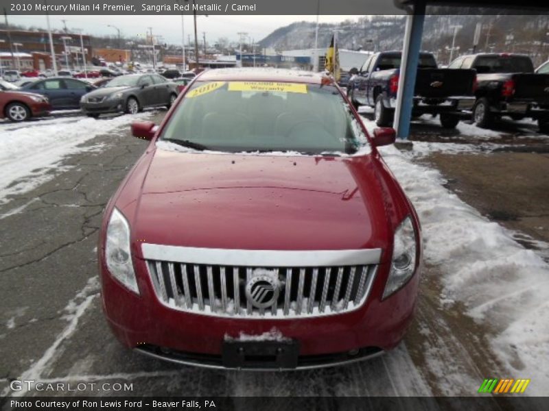 Sangria Red Metallic / Camel 2010 Mercury Milan I4 Premier