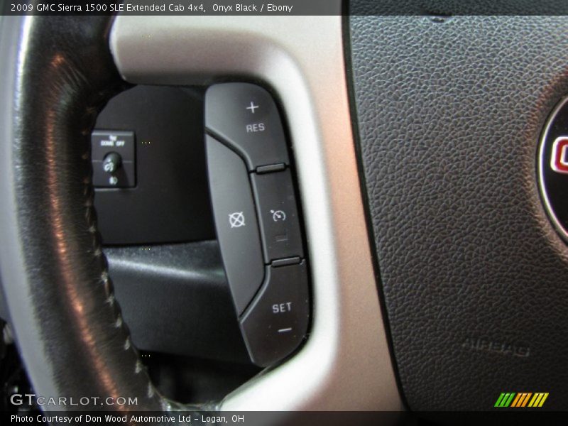 Onyx Black / Ebony 2009 GMC Sierra 1500 SLE Extended Cab 4x4