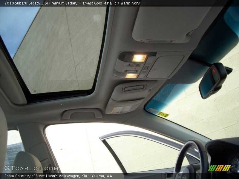 Harvest Gold Metallic / Warm Ivory 2010 Subaru Legacy 2.5i Premium Sedan