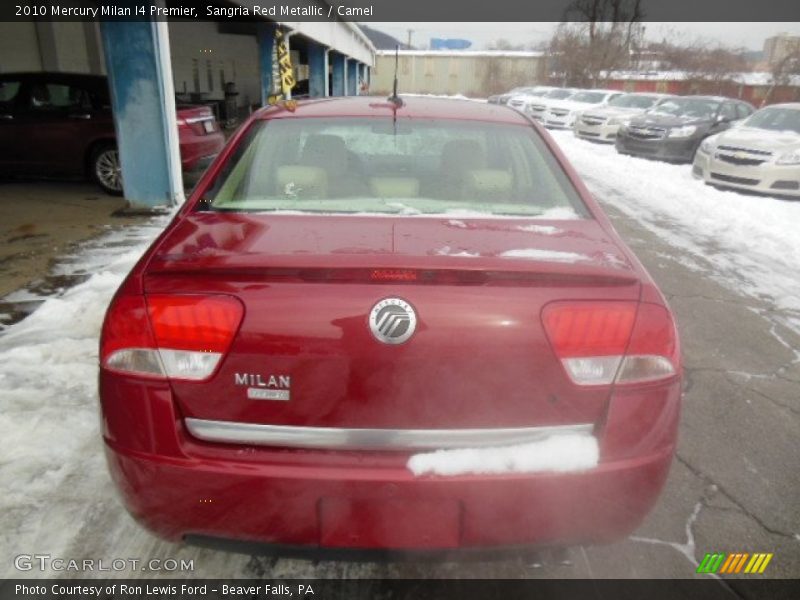 Sangria Red Metallic / Camel 2010 Mercury Milan I4 Premier