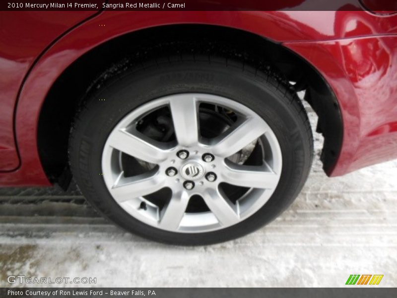Sangria Red Metallic / Camel 2010 Mercury Milan I4 Premier