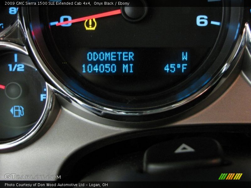 Onyx Black / Ebony 2009 GMC Sierra 1500 SLE Extended Cab 4x4