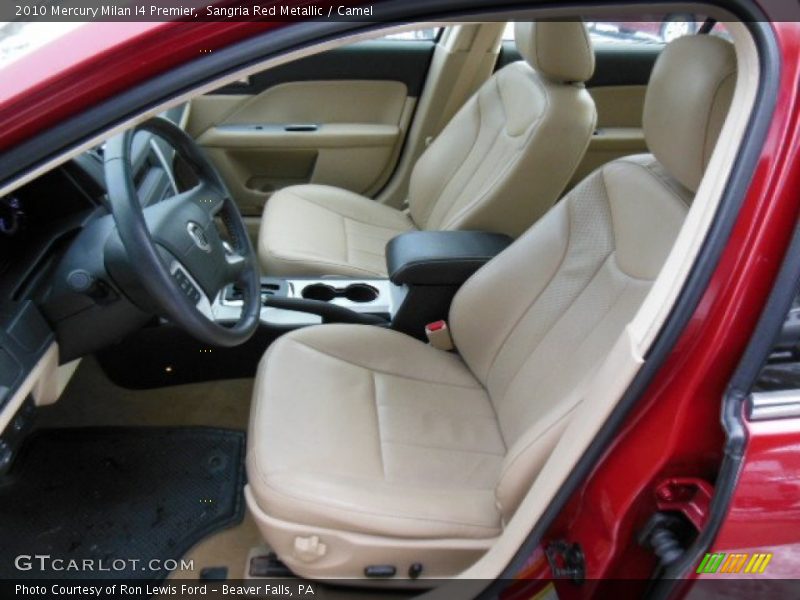 Sangria Red Metallic / Camel 2010 Mercury Milan I4 Premier