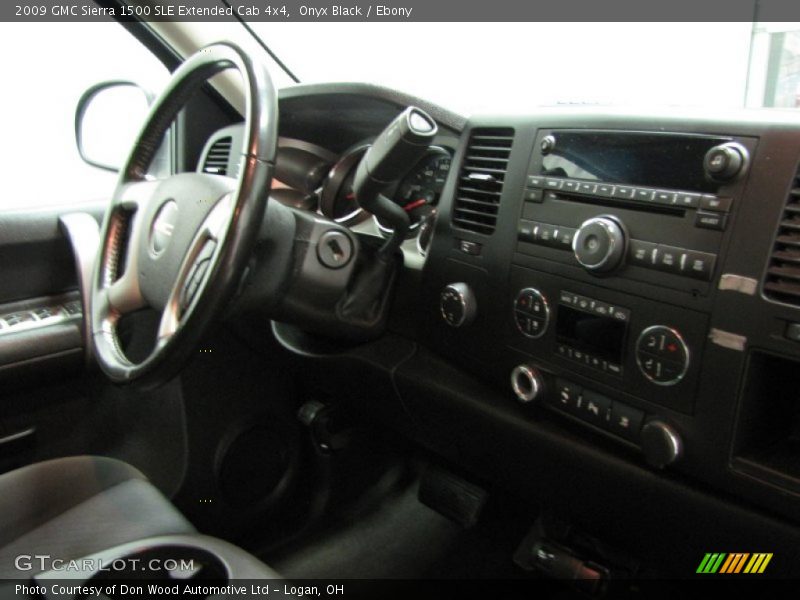 Onyx Black / Ebony 2009 GMC Sierra 1500 SLE Extended Cab 4x4