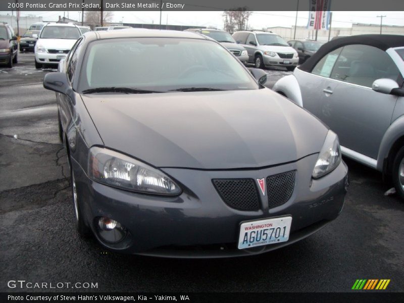 Dark Slate Metallic / Ebony 2008 Pontiac Grand Prix Sedan