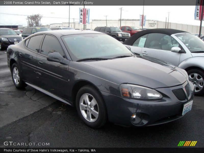 Dark Slate Metallic / Ebony 2008 Pontiac Grand Prix Sedan