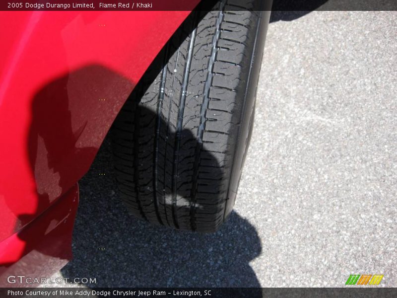 Flame Red / Khaki 2005 Dodge Durango Limited