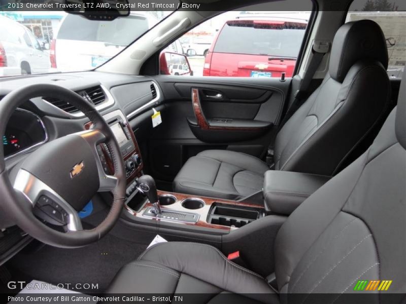 Crystal Red Tintcoat / Ebony 2013 Chevrolet Traverse LTZ AWD
