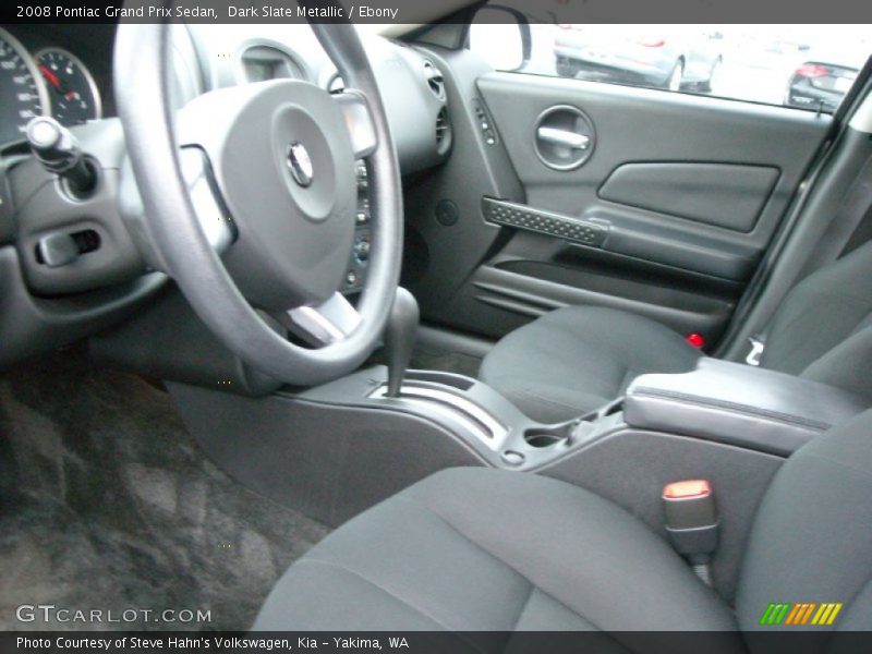 Dark Slate Metallic / Ebony 2008 Pontiac Grand Prix Sedan