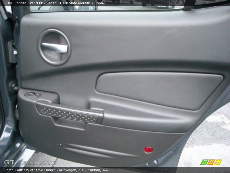 Dark Slate Metallic / Ebony 2008 Pontiac Grand Prix Sedan