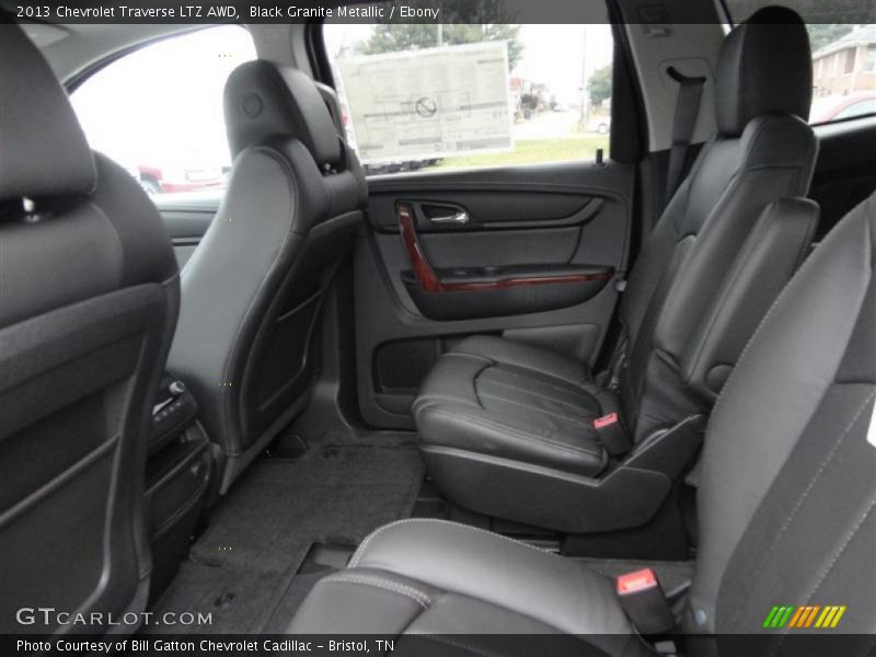 Black Granite Metallic / Ebony 2013 Chevrolet Traverse LTZ AWD