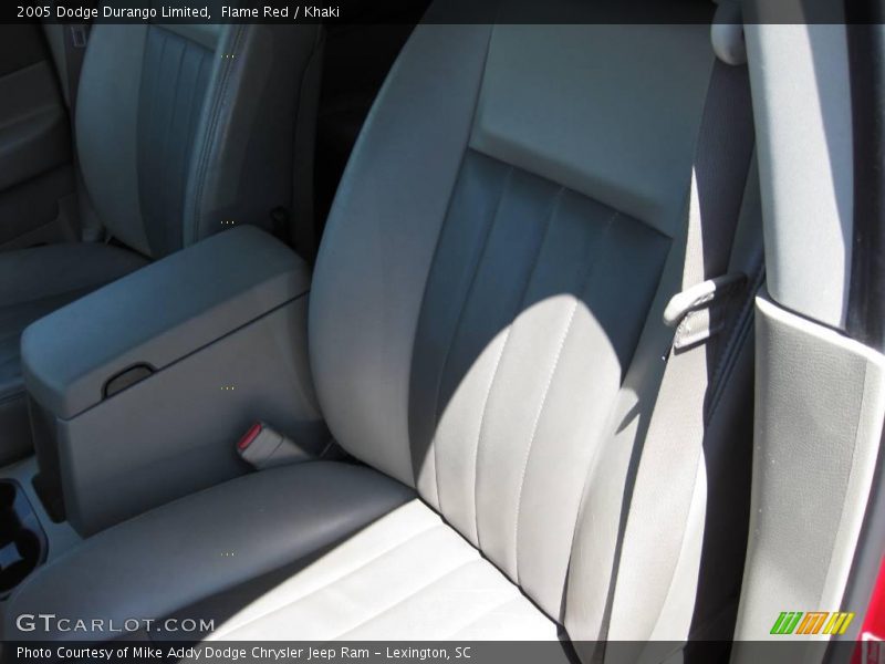 Flame Red / Khaki 2005 Dodge Durango Limited