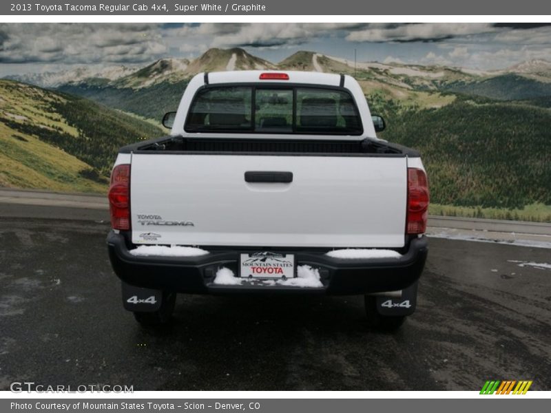 Super White / Graphite 2013 Toyota Tacoma Regular Cab 4x4