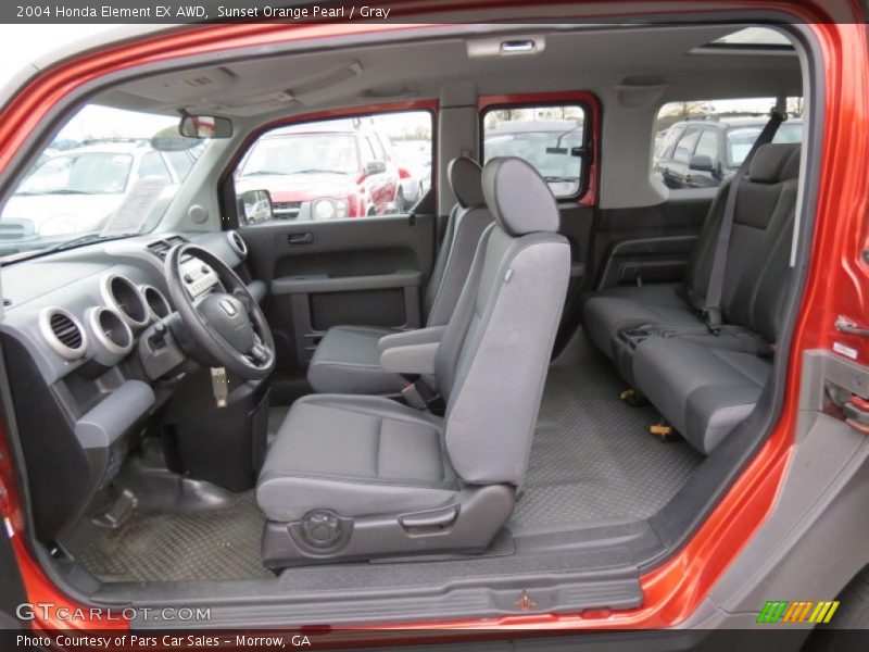 Sunset Orange Pearl / Gray 2004 Honda Element EX AWD